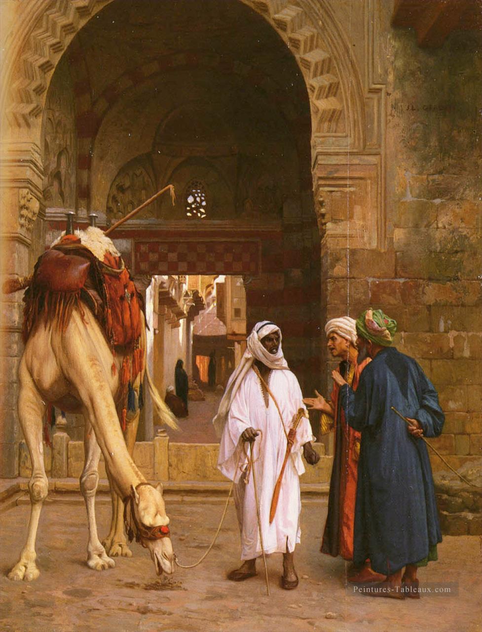 Différend DArabes Arabe Jean Léon Gérôme Peintures à l'huile